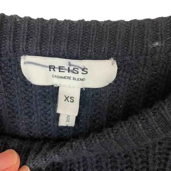 Reiss Jodie Knitted Wool Blend  Midi Dress - Picture 4 of 10